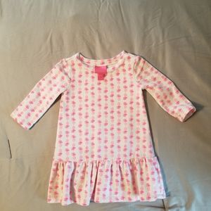 Lily Pulitzer long sleeve cotton dress Sz Small (2-3) worn once